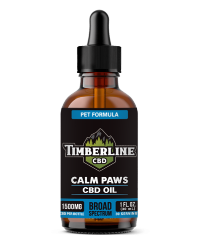 CBD for Pets - Calm Paws 1500mg CBD Tincture - Timberline CBD